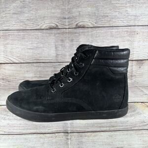 Timberland Dausette Womens Size 9 A1KLO Nubuck Leather Ankle Lace Up Boot Black